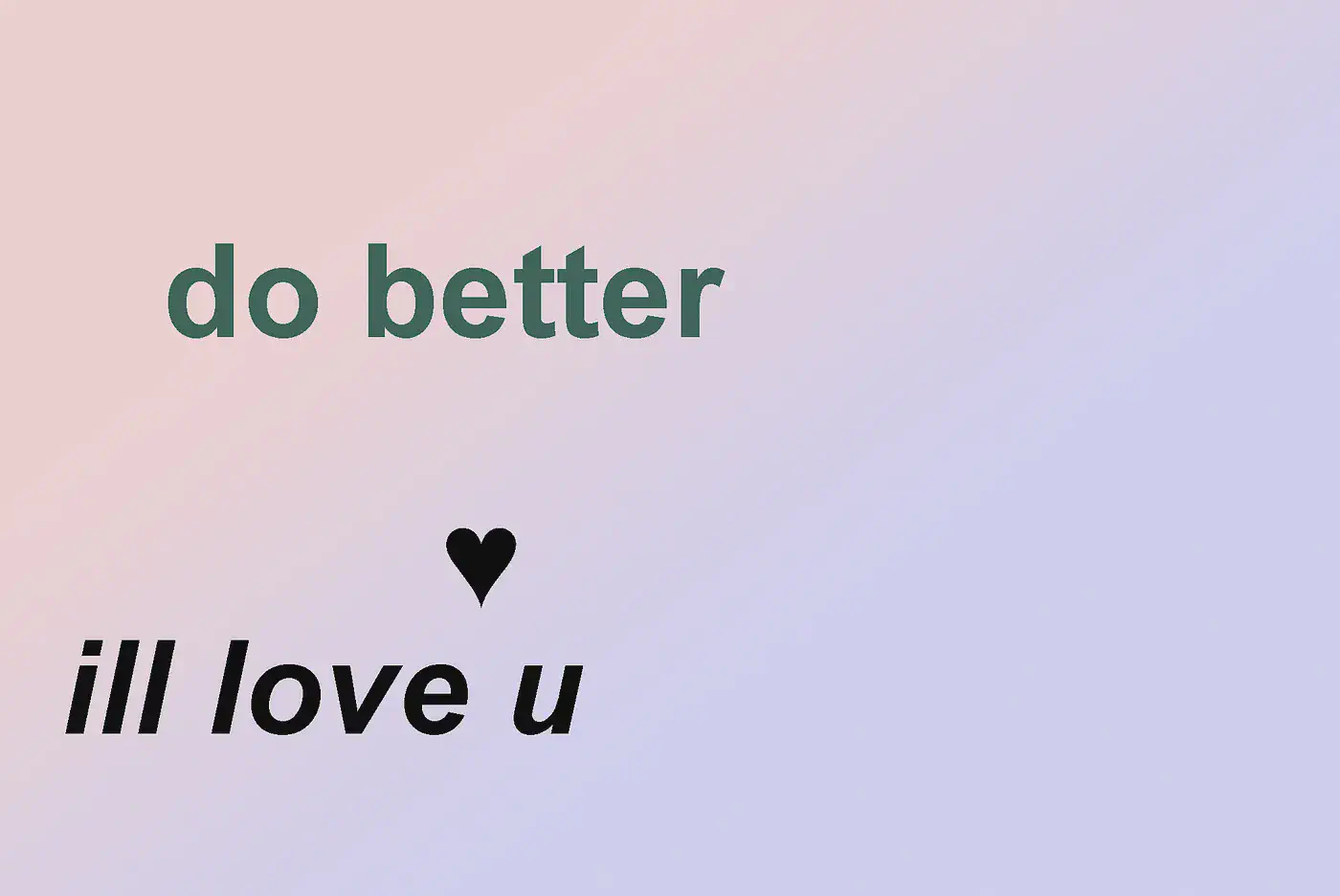 do better